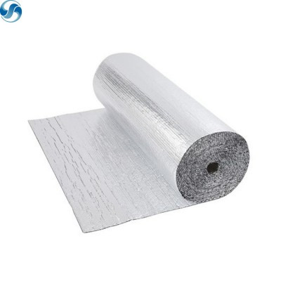 reflective aluminum foil double layer bubble heat insulation rolls for roof